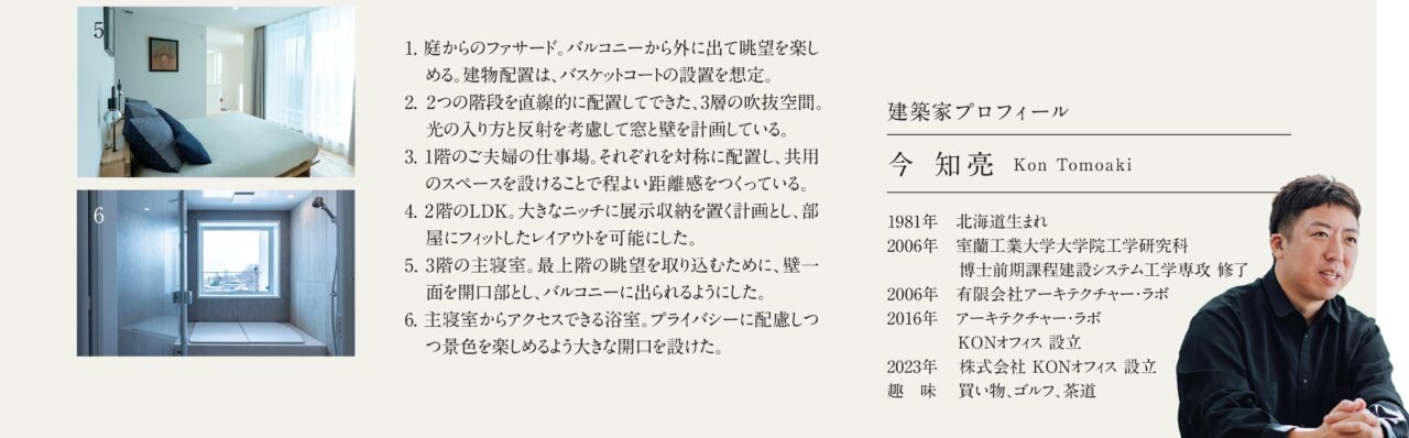 アートのための３層吹抜説明