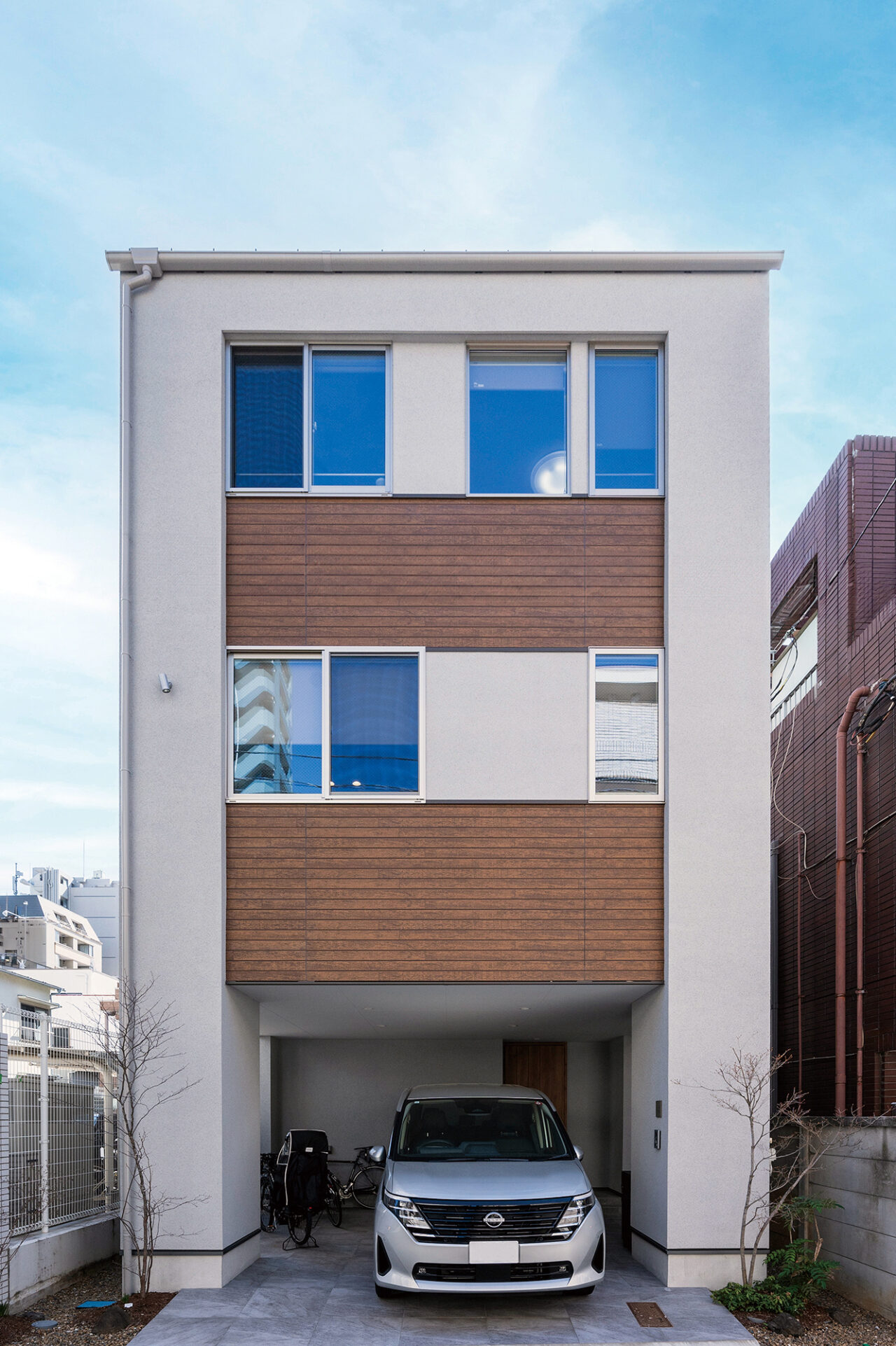 3階建ての狭小住宅