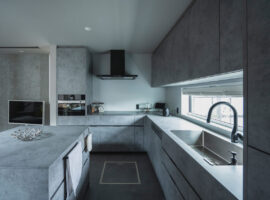 壁付けキッチン