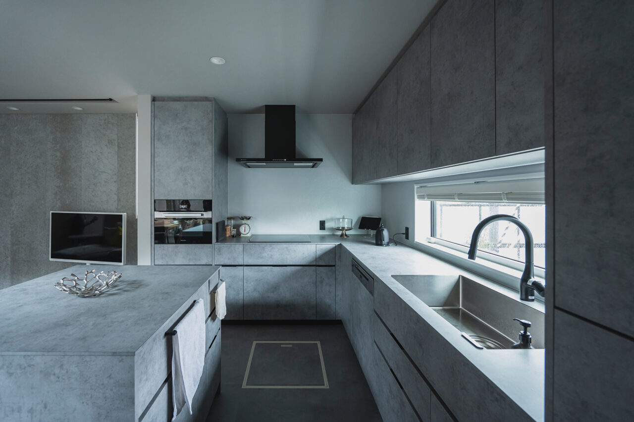 壁付けキッチン