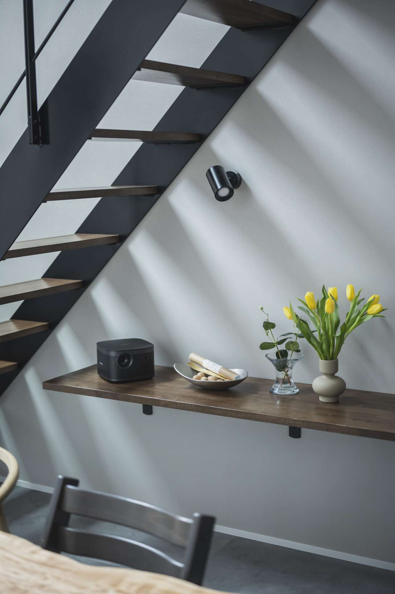 階段下にはワークスペース