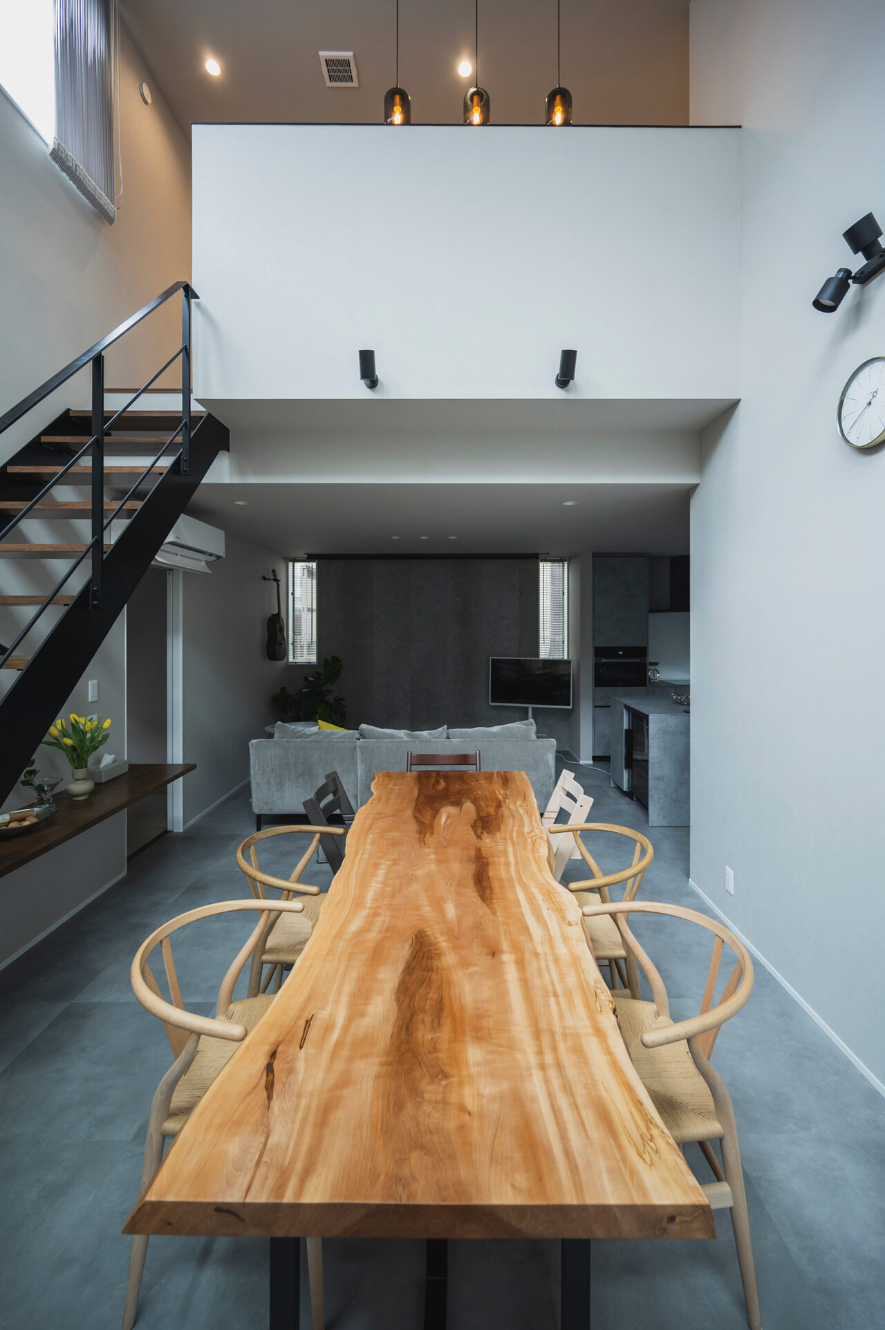 美術館をイメージしたというLDK