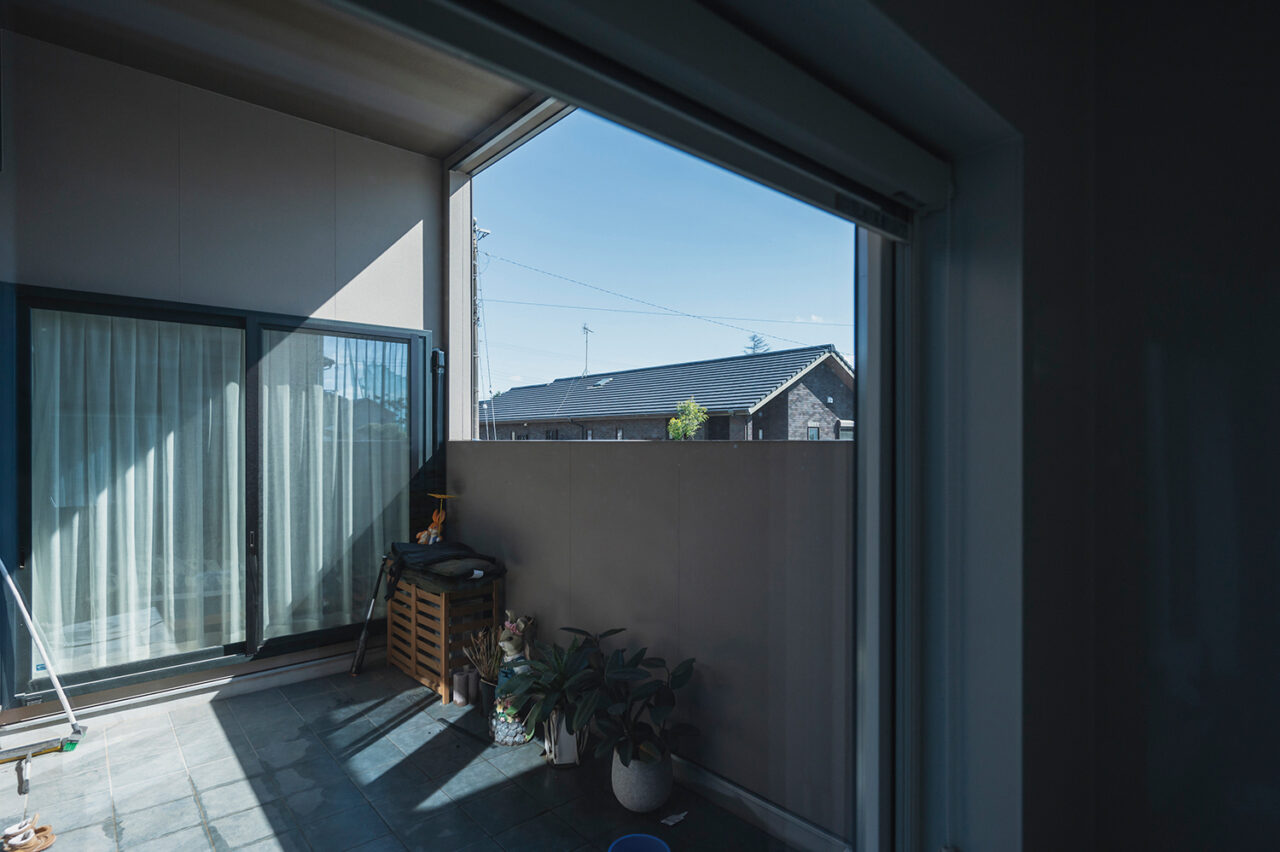 大きな窓をつけた浴室