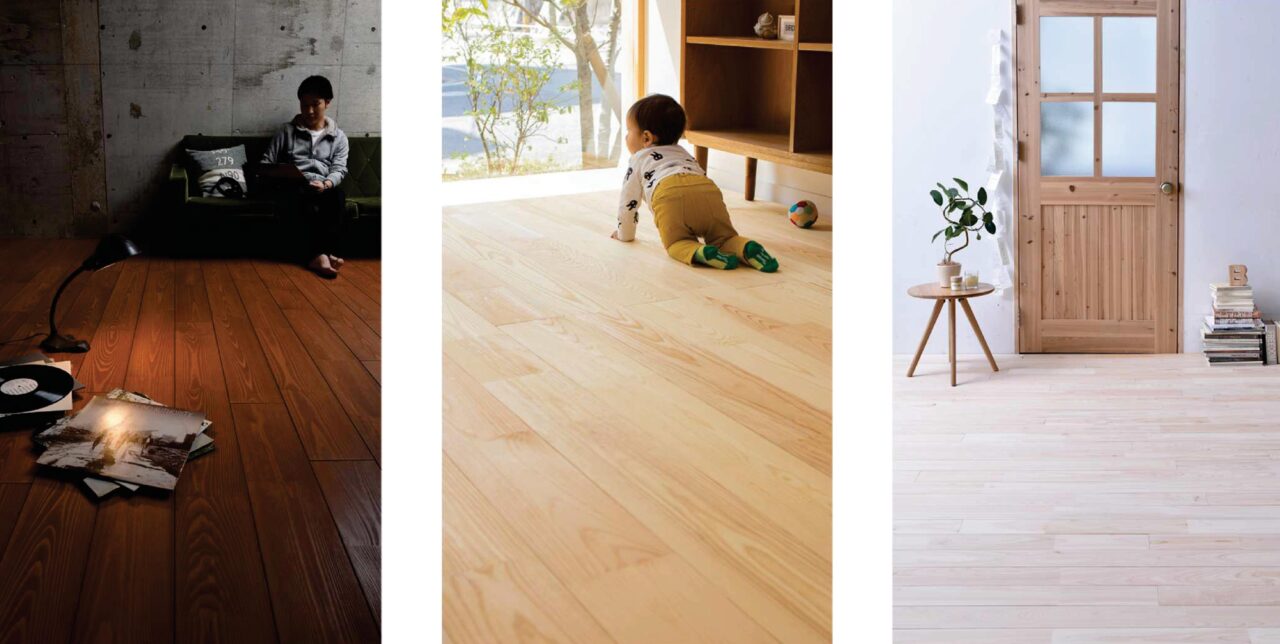 抗ウイルスコーティングフローリング