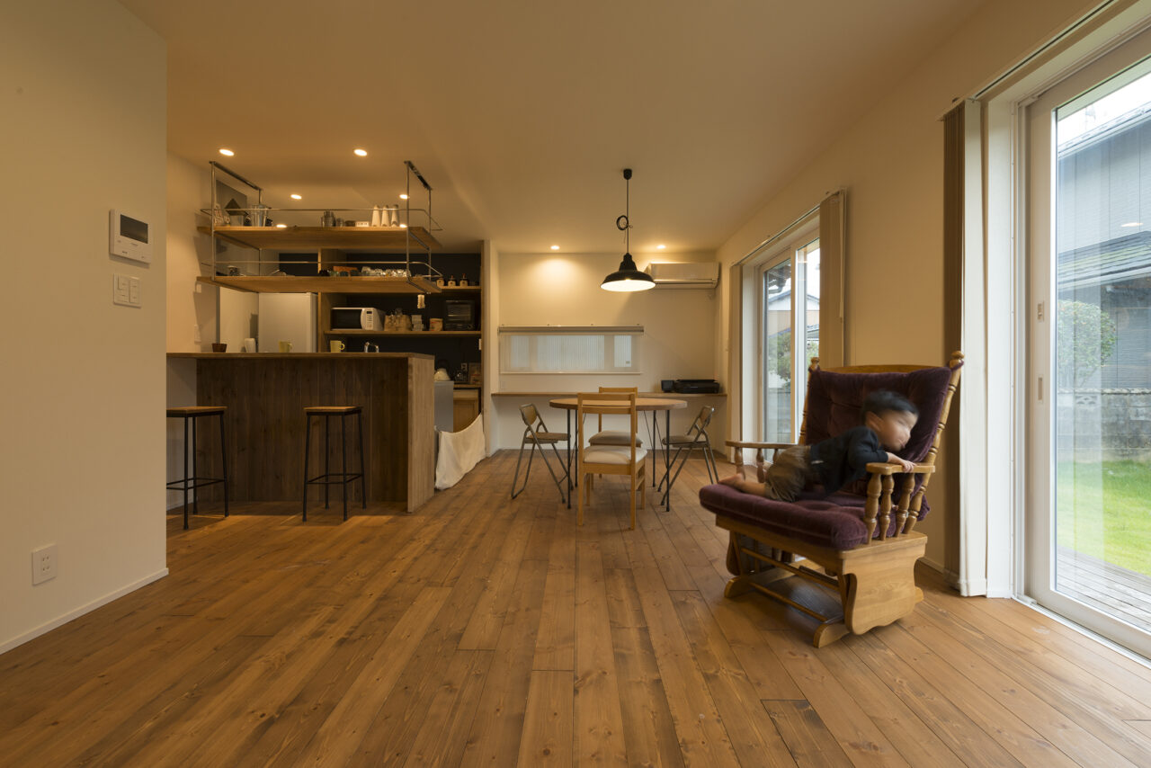 暖かいリビング