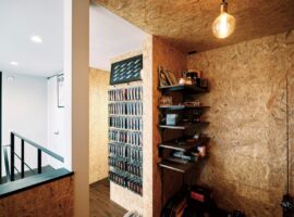 ２階には趣味に没頭できる専用のスペース