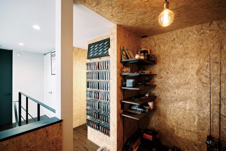 ２階には趣味に没頭できる専用のスペース