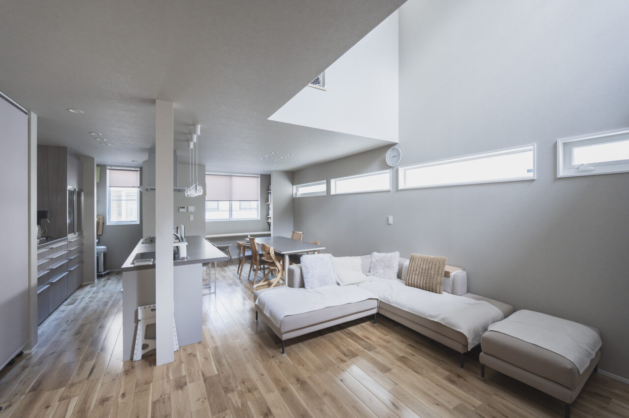 2階のリビングダイニング