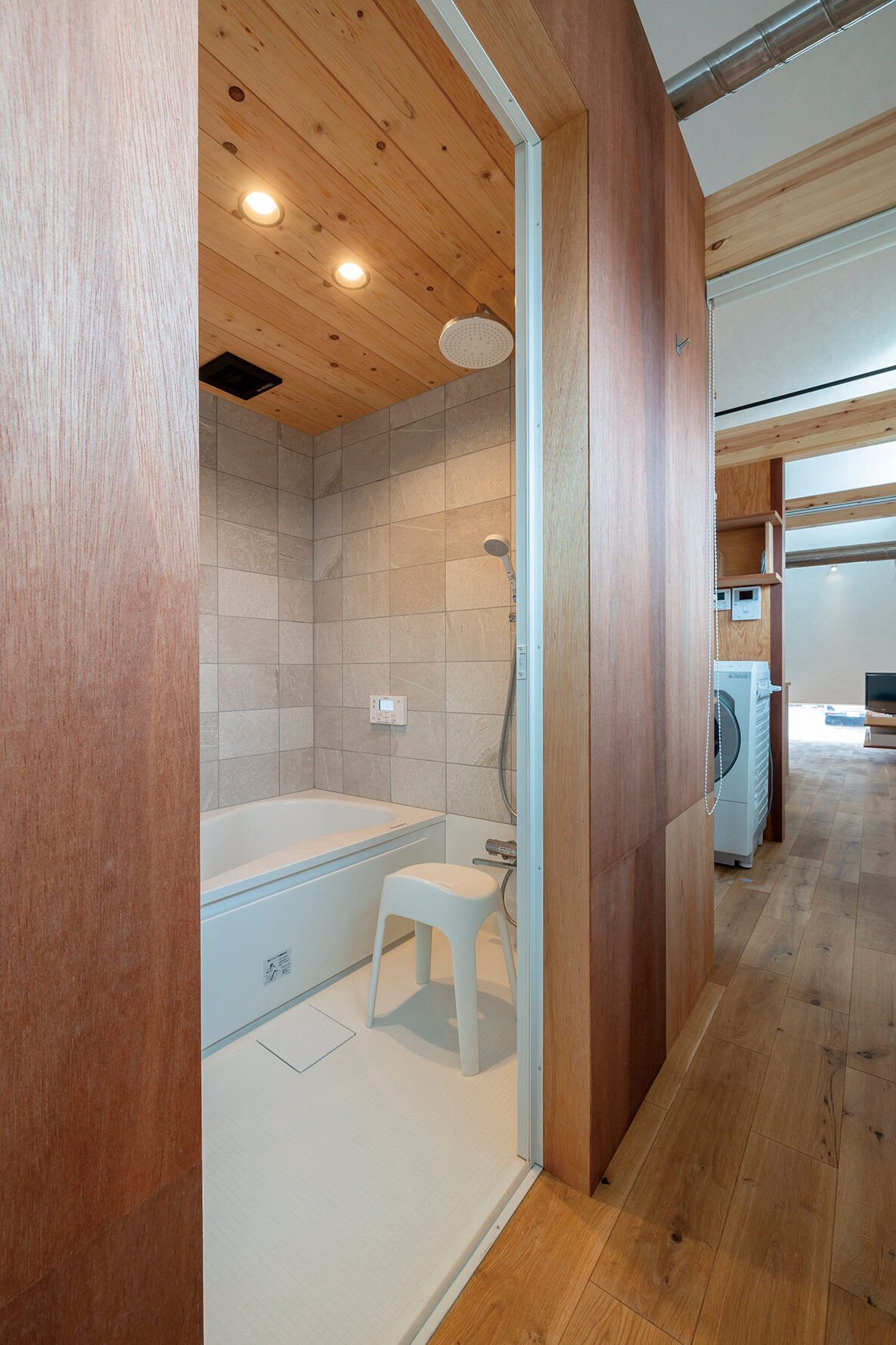 プライバシー度合が高くなる設計の浴室