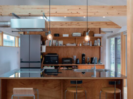 まるでカフェのような開放感あふれるオープンキッチン