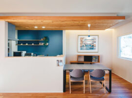 ナチュラルで美しいダイニングキッチン