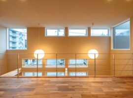 2階からの吹き抜け