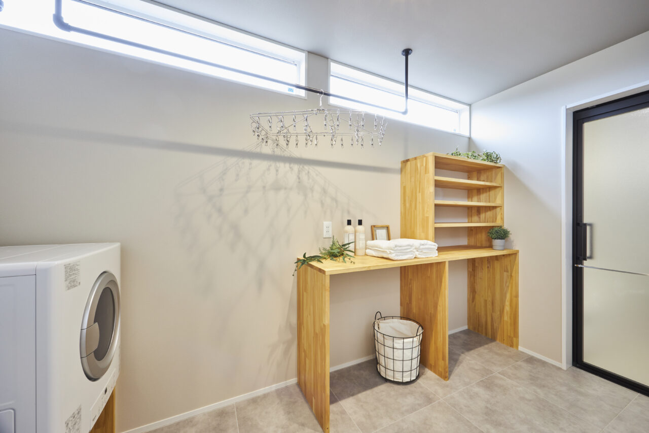 家事がラクになるランドリールーム